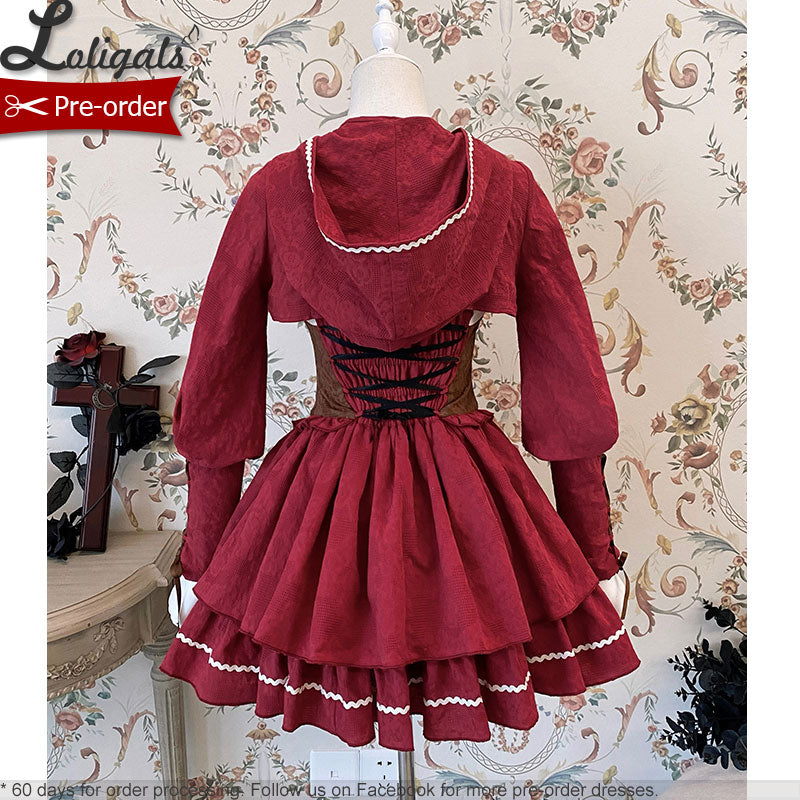 The Hunter ~ Gothic Lolita JSK Dress Mini Corset Dress by Alice Girl