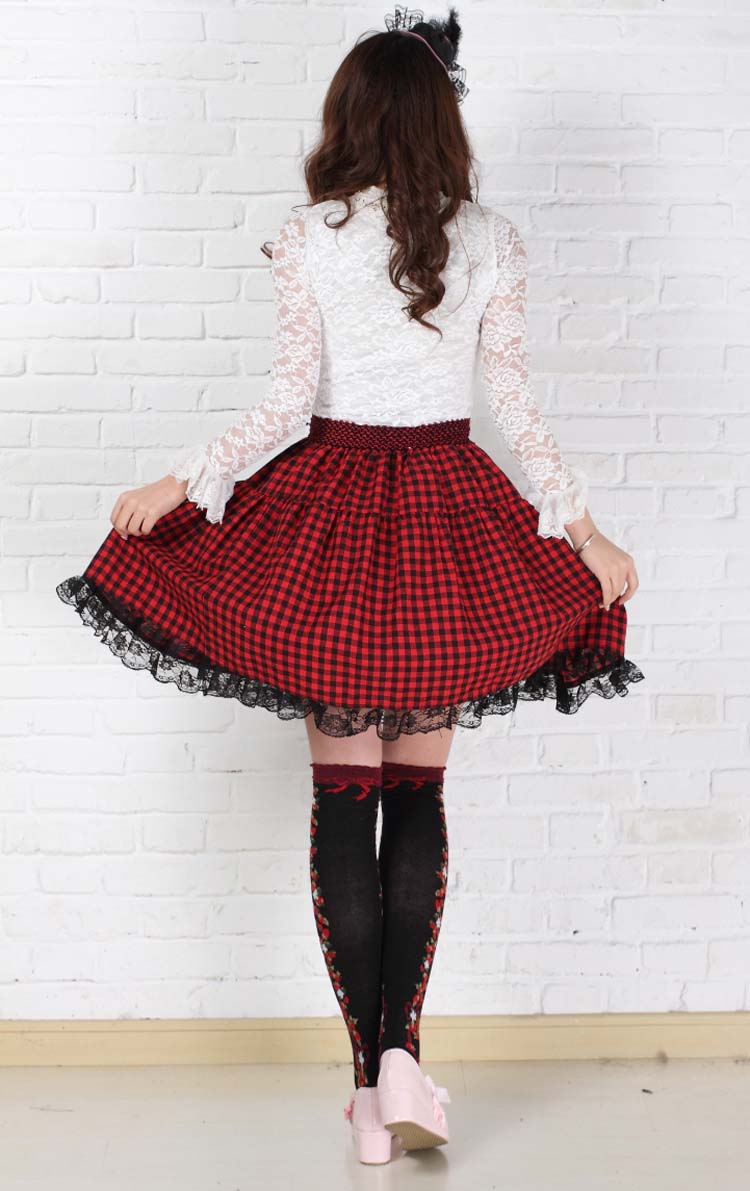 Women's plaid skirts: red, short or long plaid skirts - YOOX