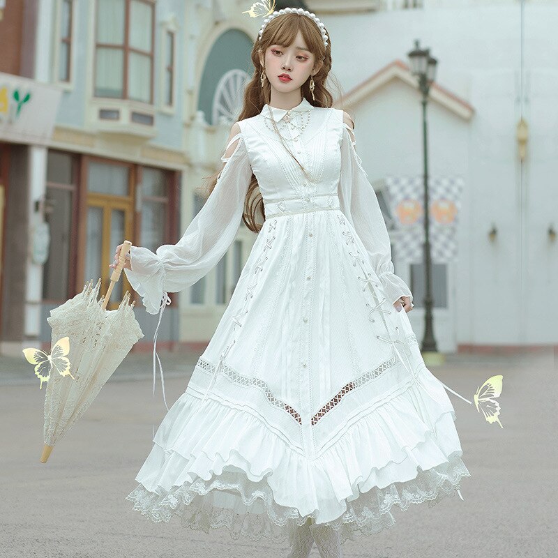 Sacrificial Ceremony ~ Classic Long Lolita Dress Elegant Maxi