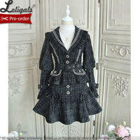 Pre-order ~ Lady's Holiday ~ Sweet Casual Lolita Blazer & Skirt Set by Alice Girl