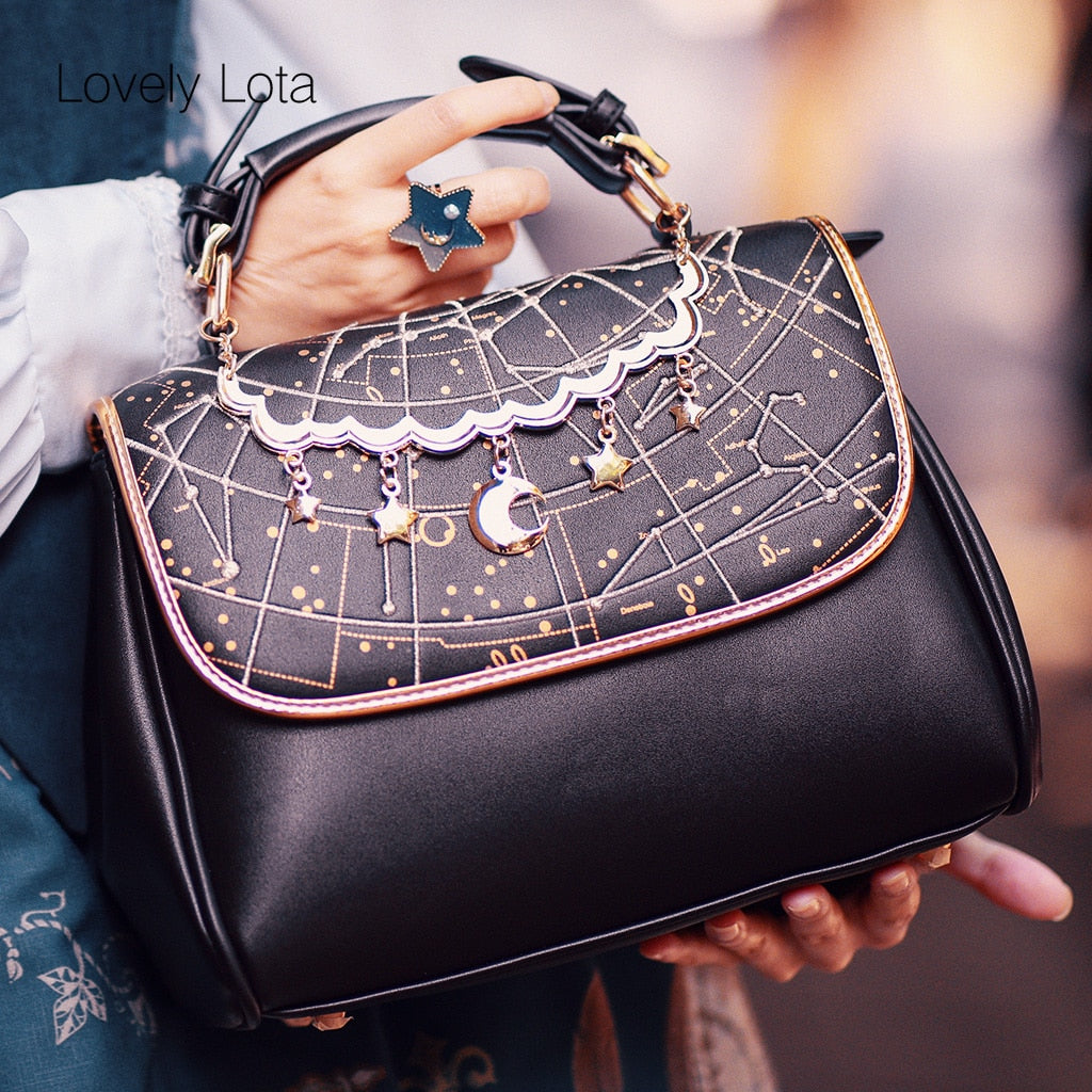 Cute Star Shape Purses And Handbags For Women Lolita Totes Kawaii