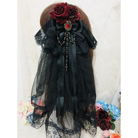 Gothic Lolita Headpiece W. Veil