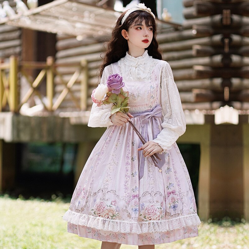 Classic Lolita Dress 2 Way Country Style Party Dress by YLF