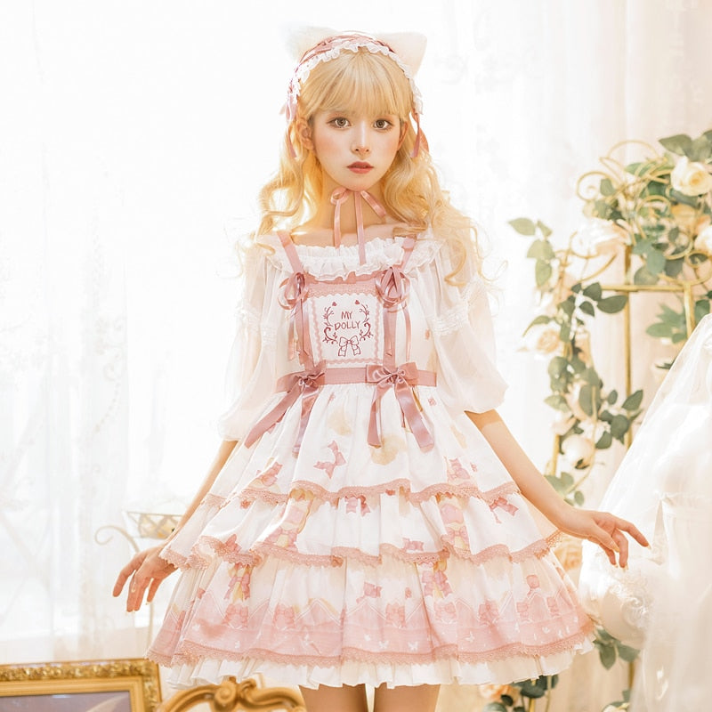 My Sugar Heart Kawaii Princess JSK Lolita Dress