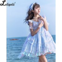 Miss Esther ~ Elegant Lolita JSK Dress Shiny Party Dress