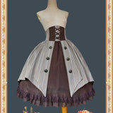 The Witch's Note ~ Cool Punk Lolita Skirt / Vest by Infanta