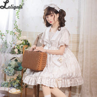 The Alice Rabbit ~ Sweet Short Sleeve Lolita Dress by Yomi