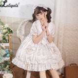 The Alice Rabbit ~ Sweet Short Sleeve Lolita Dress by Yomi